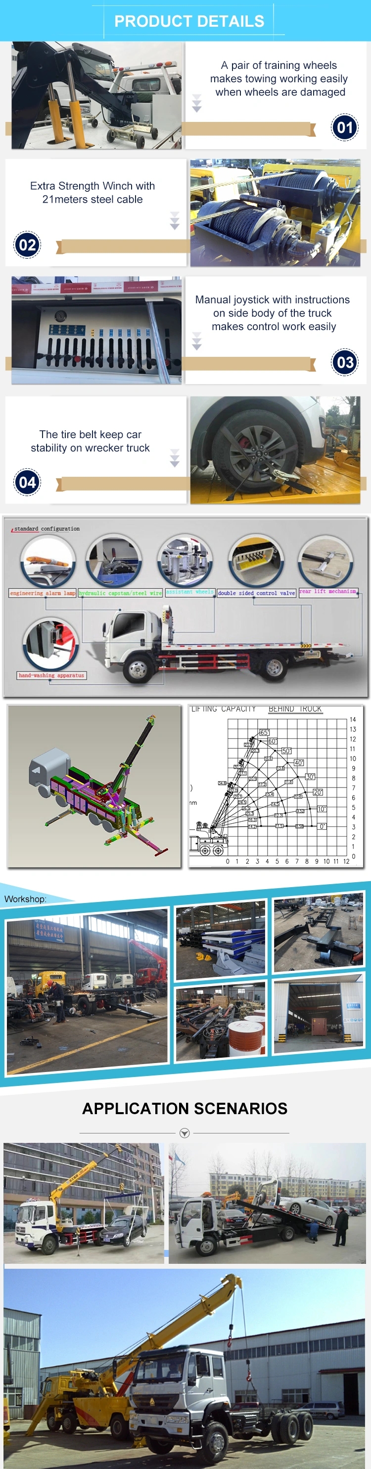 SINOTRUK HOWO 20T Road Recovery Wrecker Truck