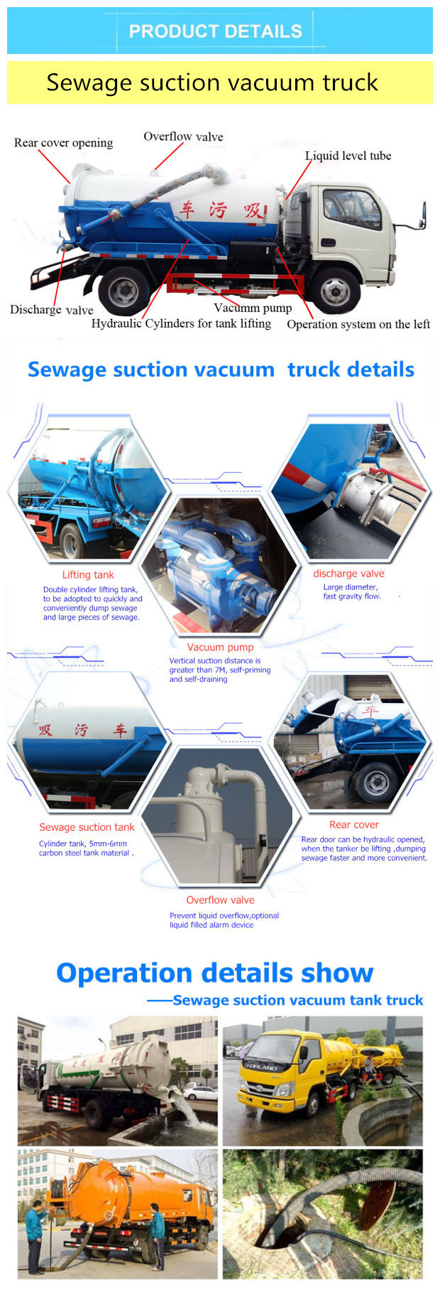 DONGFENG 12cbm high-pressure cleaning and suction truck