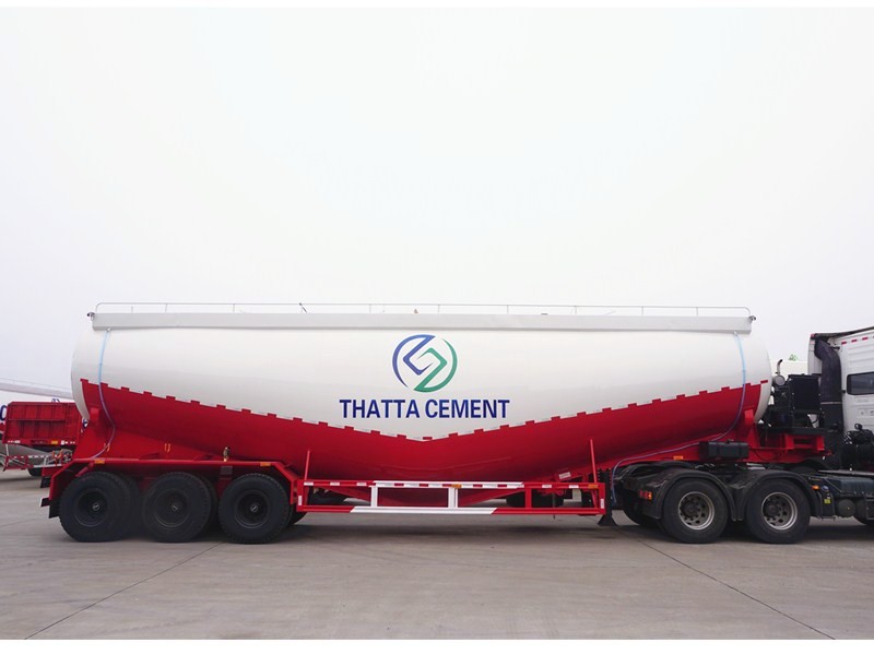 55cbm Bulk Dry Cement Transport Semi-trailer