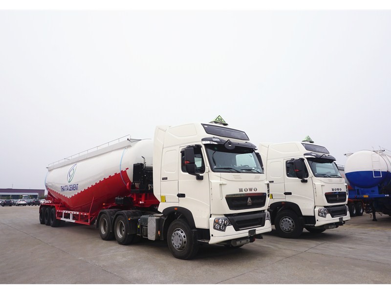 55cbm Bulk Dry Cement Transport Semi-trailer