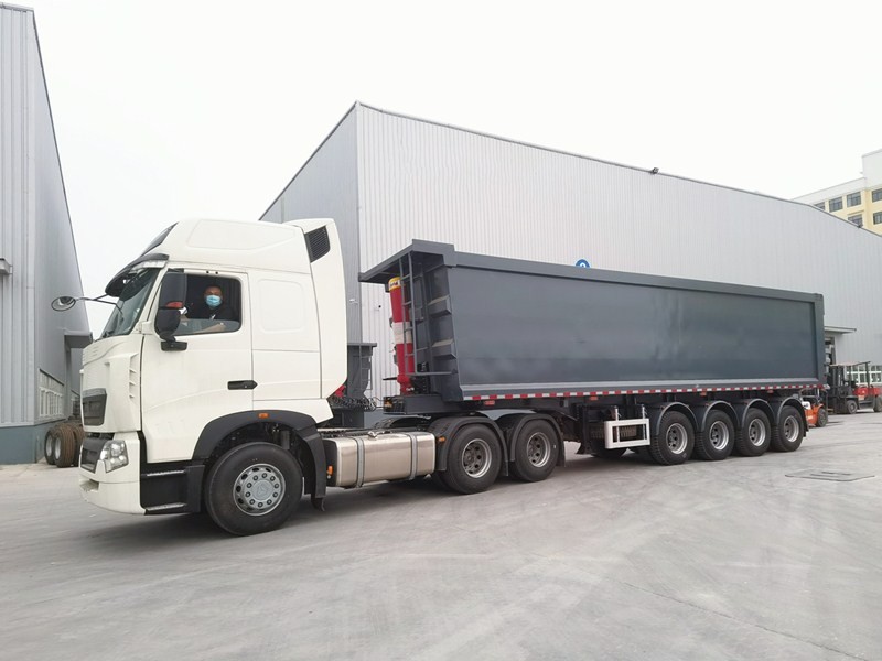 55cbm Dumper Semi Trailer