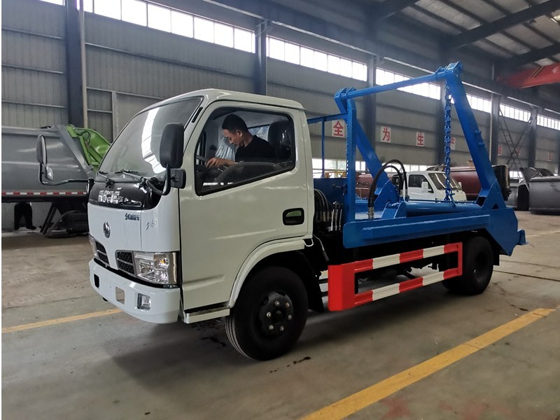 DONGFENG 4cbm Skip Loader Garbage Truck