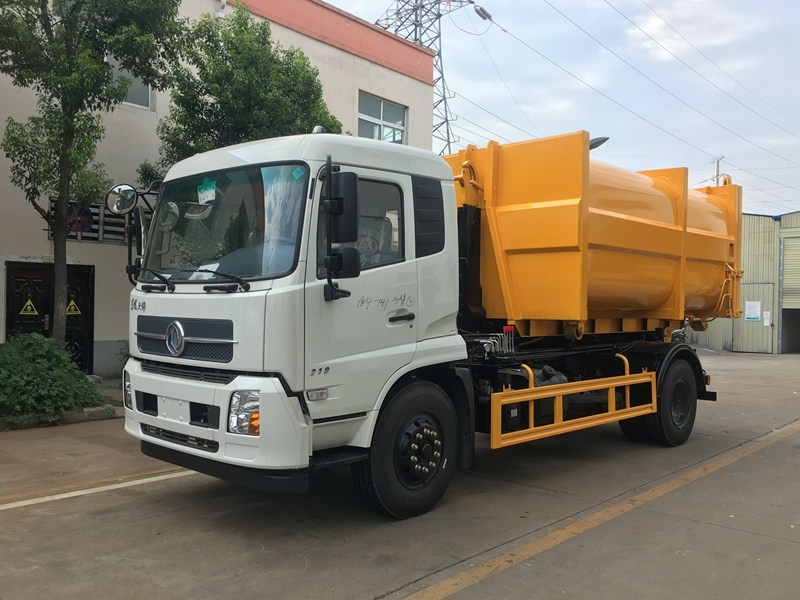 Dongfeng 12cbm Hook Arm Garbage Truck