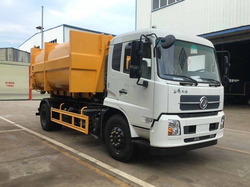 Dongfeng 12cbm Hook Arm Garbage Truck