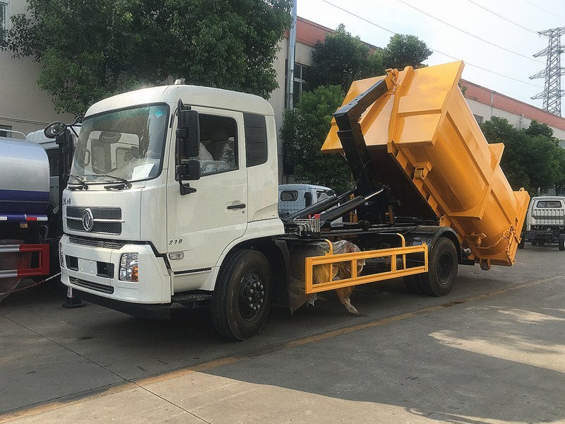 Dongfeng 12cbm Hook Arm Garbage Truck