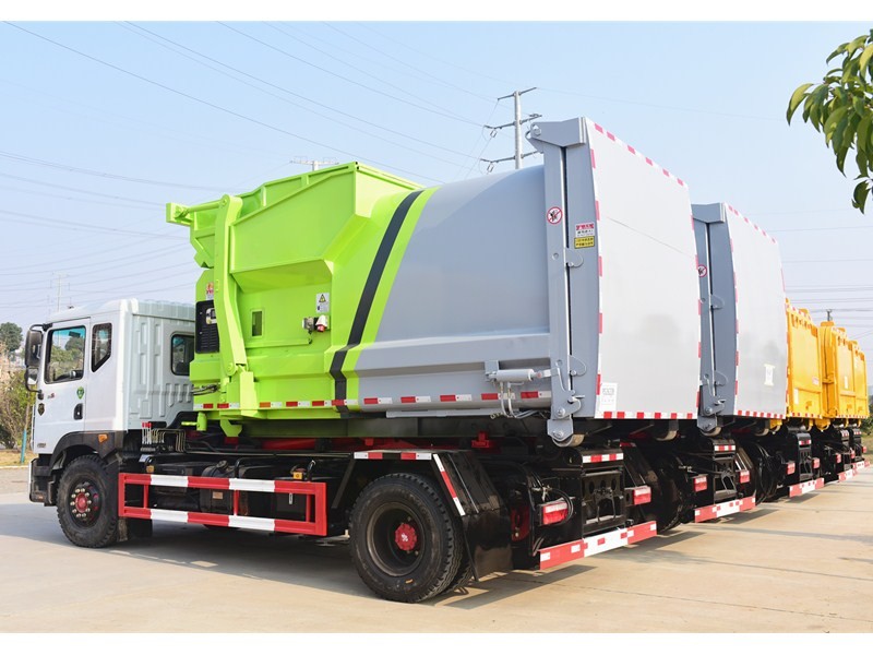 Multi-function 6cbm Mobile Compression Garbage Station