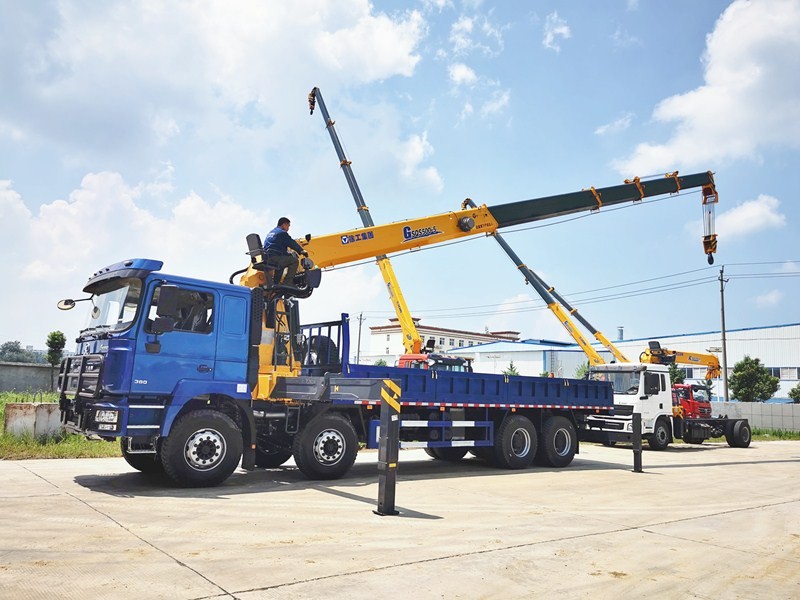 SHACMAN F3000 Truck with Crane