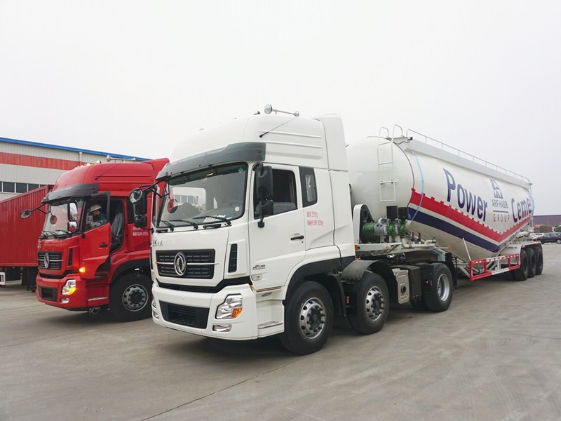 55cbm Bulk Dry Powder Tanker Semi Trailer