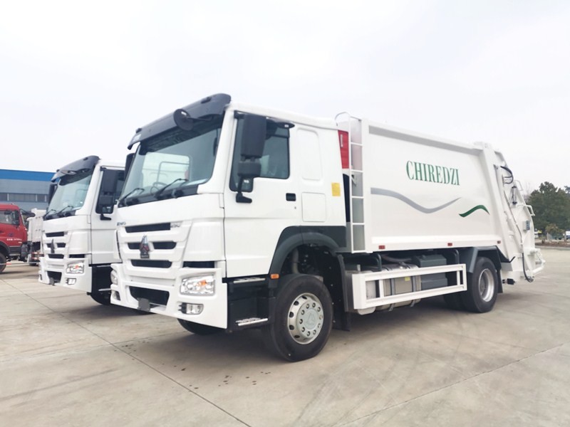 HOWO 15cbm Refuse Compactor Truck