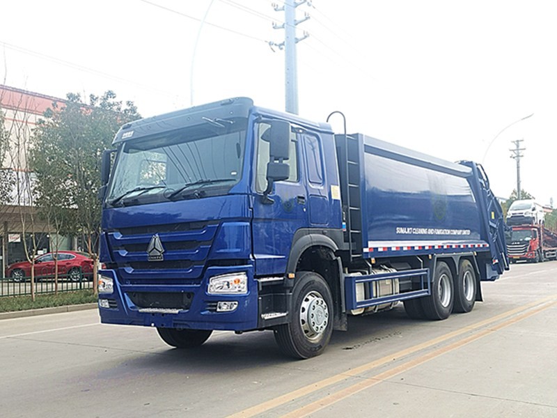 HOWO 20cbm Heavy Duty Rear Load Garbage Truck 