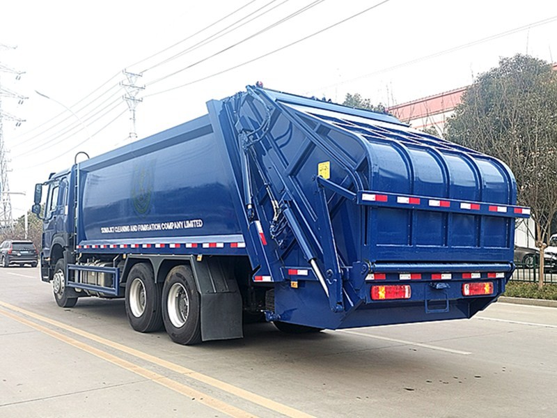 HOWO 20cbm Heavy Duty Rear Load Garbage Truck