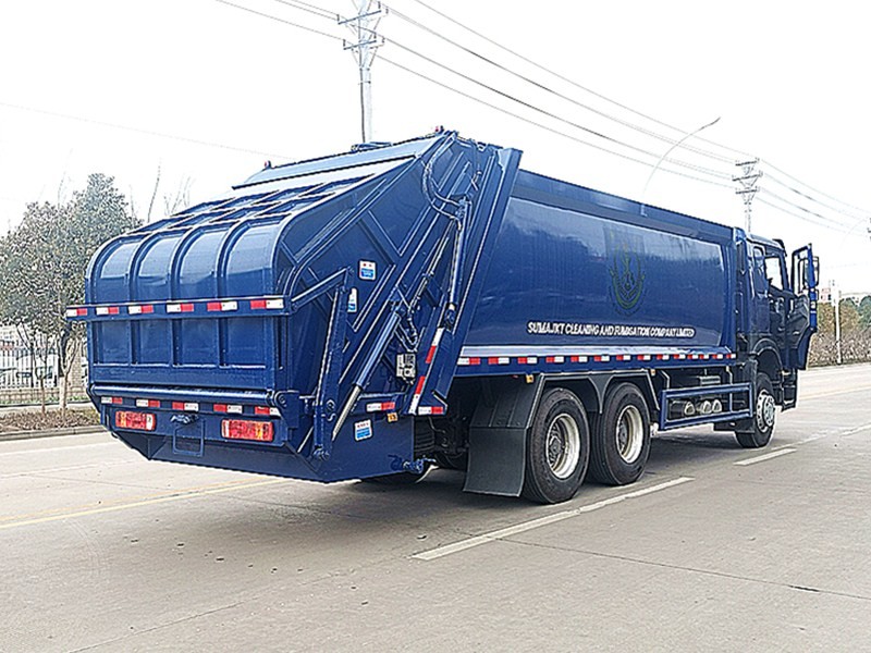 HOWO 20cbm Heavy Duty Rear Load Garbage Truck