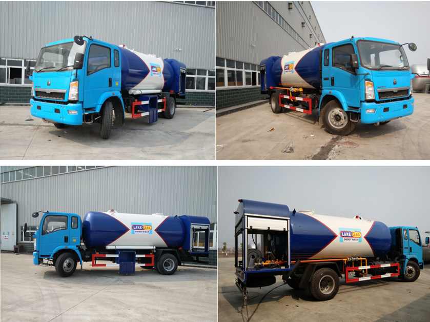 HOWO 15cbm LPG Tank Truck